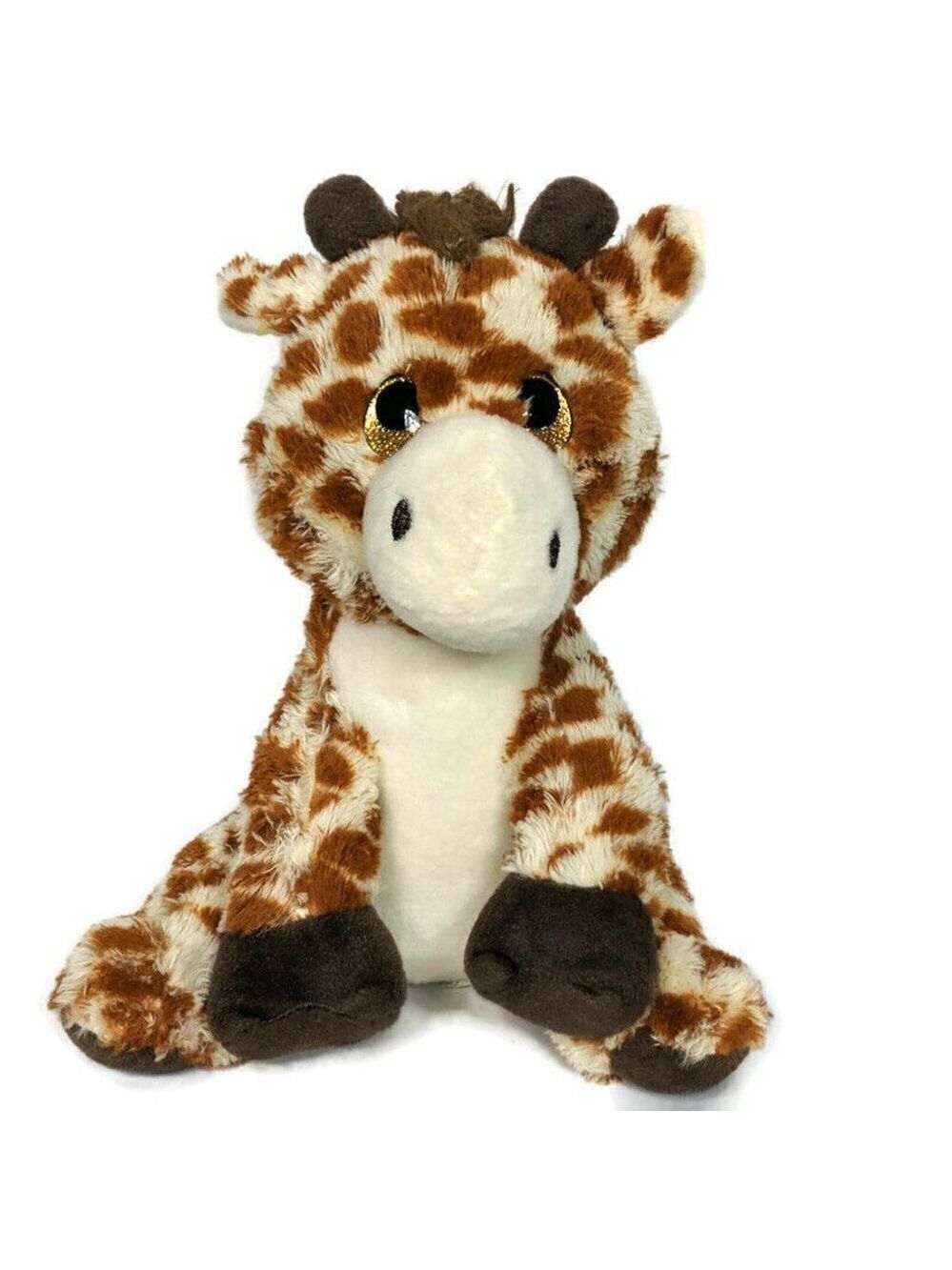 Toy Factory Giraffe Glitter Eyes Safari Zoo Plush